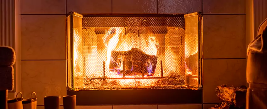 Mendota Hearth Landscape Fireplace Installation in Pullman, Washington