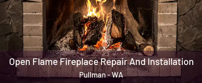 Open Flame Fireplace Repair And Installation Pullman - WA
